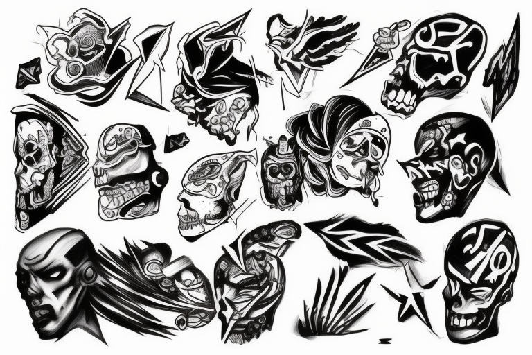 Black Tattoo Ideas  TattoosAI