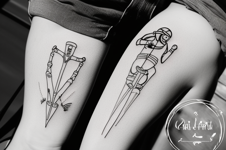 10 Ski and Snowboard Tattoos for Mountain Lovers  SnowSista