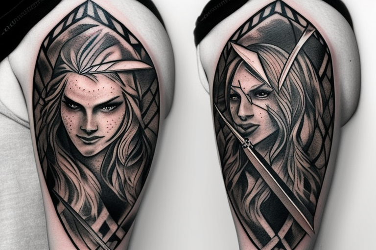 witcher sword tattoo ideasTikTok Search