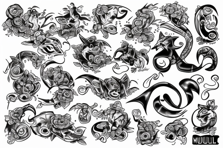 Pokemon  ace of clubs tattoo  Tattoo contest  99designs