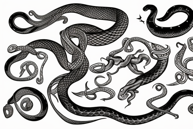IT-Snake tattoo idea