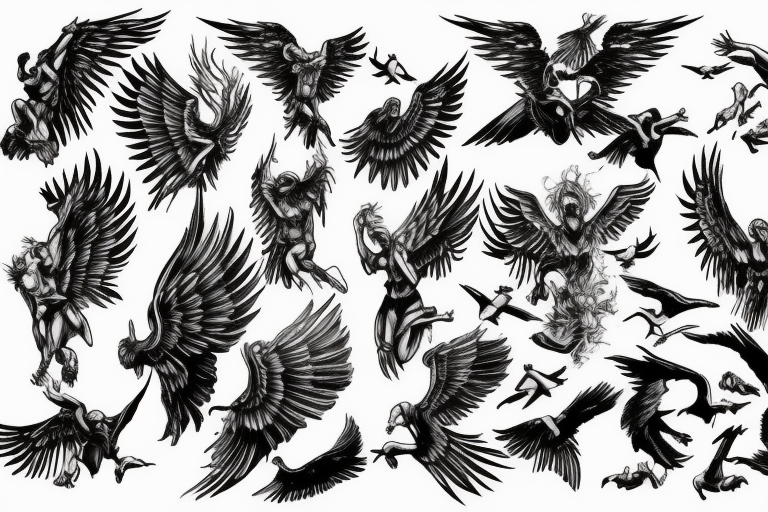 Icarus Tattoo Ideas  TattoosAI
