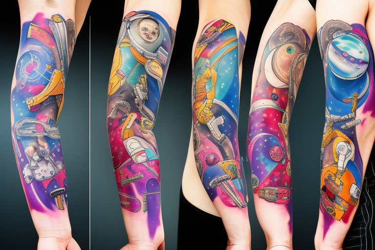 101 Best Color Tattoo Sleeve Ideas That Will Blow Your Mind! - Outsons