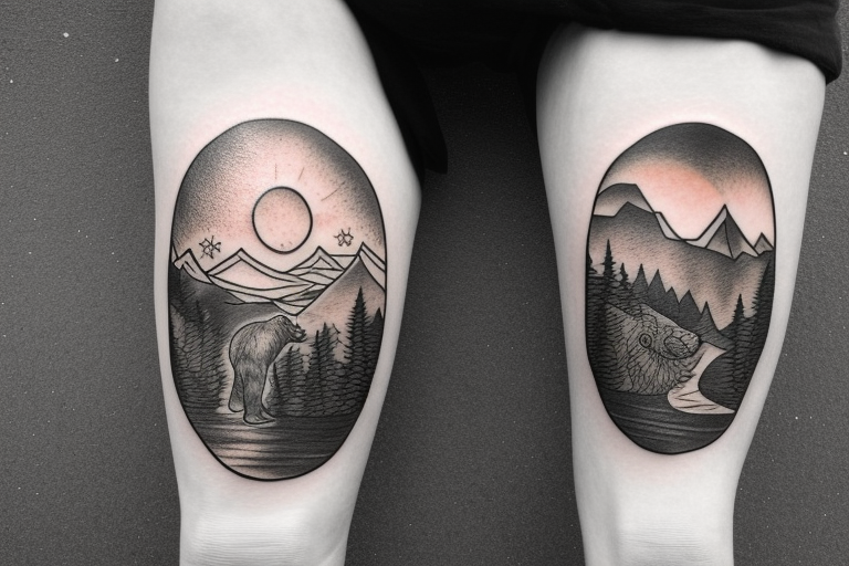 12 Unique Bear  Mountain Tattoo Designs  PetPress