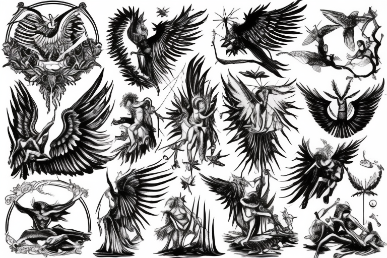 Icarus Tattoo Styles and Design Ideas A Comprehensive Guide