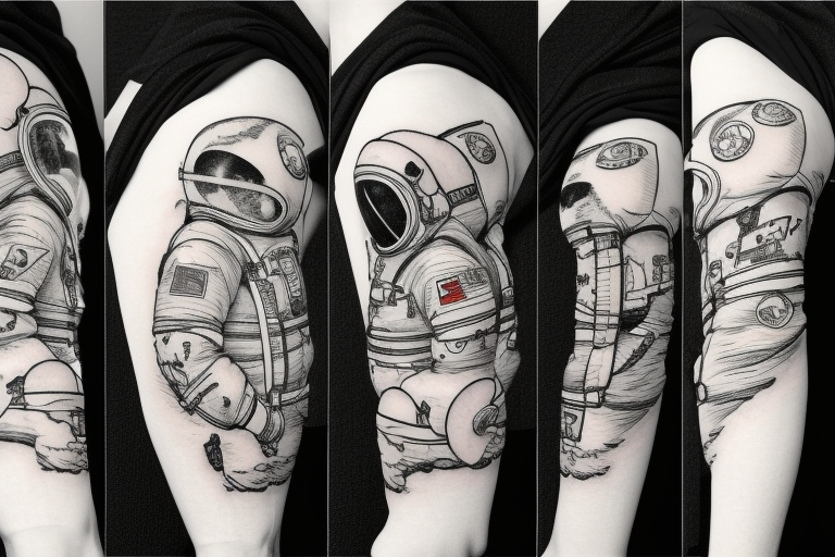 outer space tattoo sleeve