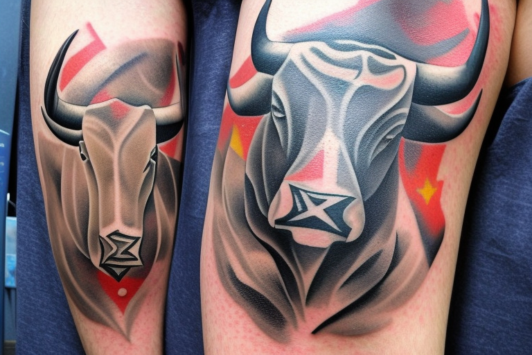 Central Image: Taurus, the bull, could be the main focus of the tattoo. The bull can be stylized or abstract, depending on your preference, with the constellation of Taurus subtly incorporated within its body or as a backdrop.

Iconography: Integrate the symbols for hope, action, and destiny, as well as the date of birth:

Hope: Consider using a symbol of a dawn or sunrise, possibly at the horizon line behind the bull, representing a new beginning and potential.
Action: To symbolize action, show the bull in a dynamic posture, perhaps mid-stride or charging forward.
Destiny: A guiding star or the North Star could be situated above, leading the bull's path and representing destiny.
Date of Birth: The date "15 May 2021" could be included as Roman numerals (XV.V.MMXXI) either beneath the bull, incorporated into the ground it's walking on, or in the sky amongst the stars.
The Quote: The phrase "From Hope to Action, Destiny Unfolds" can be written in a semi-circle framing the scene above or below, depending on where you choose to place the date.

Initials: The initials "H.A.D" can be subtly integrated into the design, maybe in the constellation, or as part of the bull's ornate decorations, or hidden within the landscape.

Style: This concept could work well in styles such as blackwork, realism, or even a more illustrative or traditional style. Choose the one that aligns with your personal preference and the artist's expertise. tattoo idea