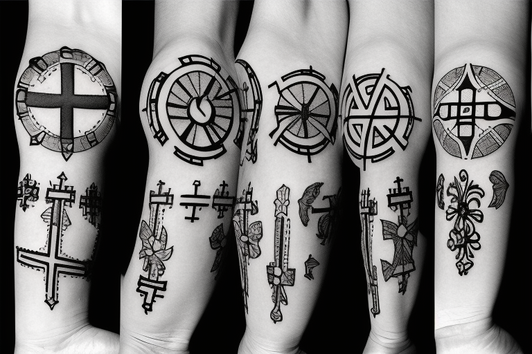 48 Charming  Unique Circular Tattoo Designs  TattooBlend