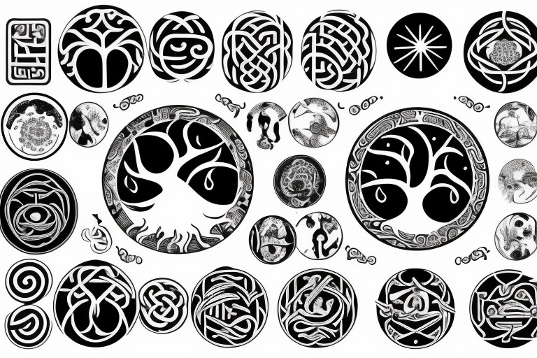 small tree of life tattoo designs