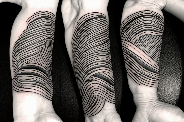 Waves tattoo idea
