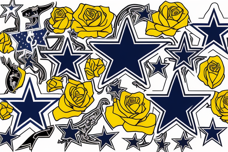 State of texas, Dallas cowboys star, San Antonio spurs logo, bluebonnet,  yellow rose, armadillo, the alamo tattoo idea