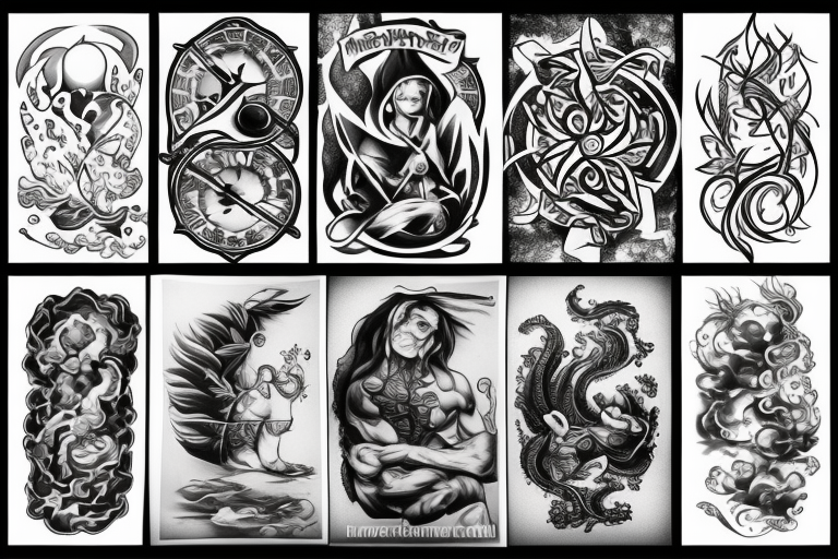 The four elements tattoo idea