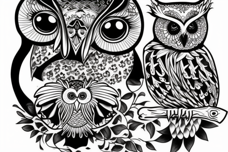 Owl tattoo idea