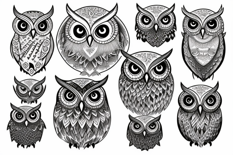 Owl tattoo idea