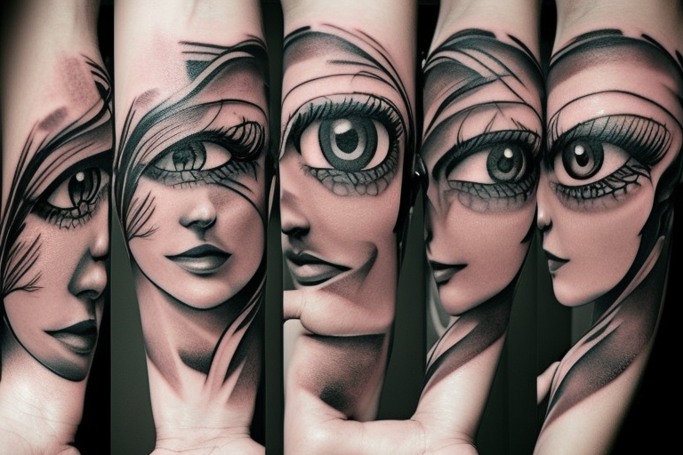 pretty eyes tattoo designs