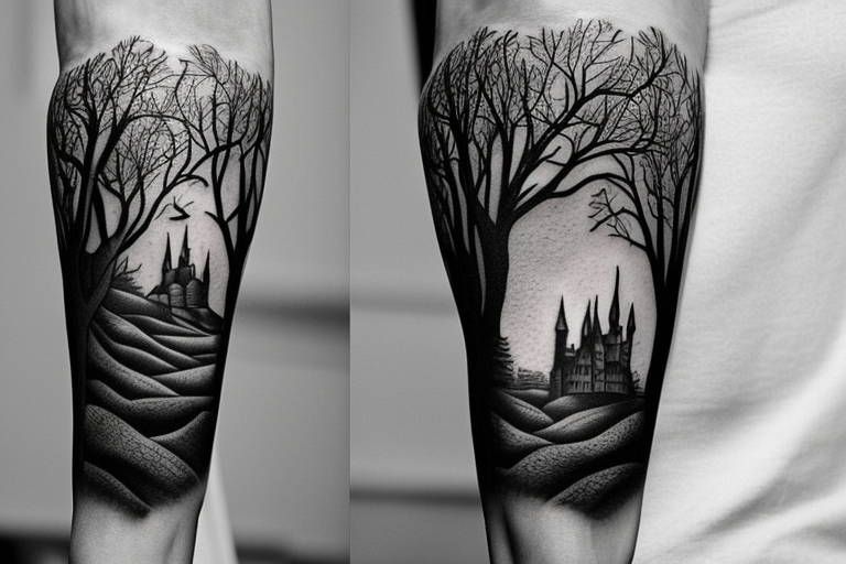 40 Awesome Forest Tattoo Design Ideas