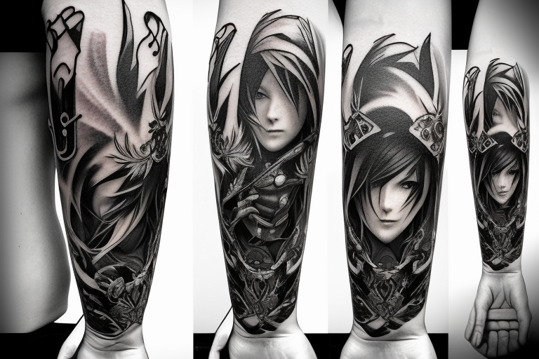 Txttooing - Anime tattoo sleeve in progress @mushu_ttt _... | Facebook