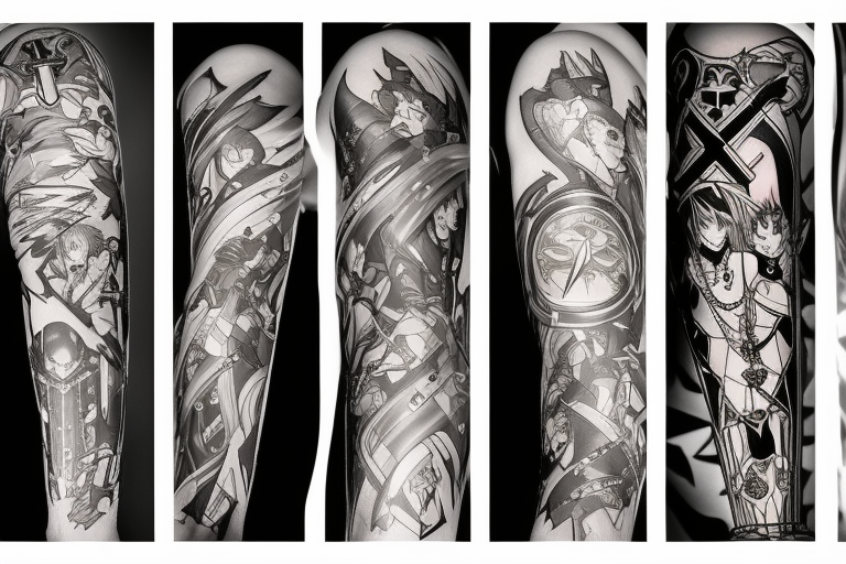 Tattoo Sleeve for Men Anime - Etsy