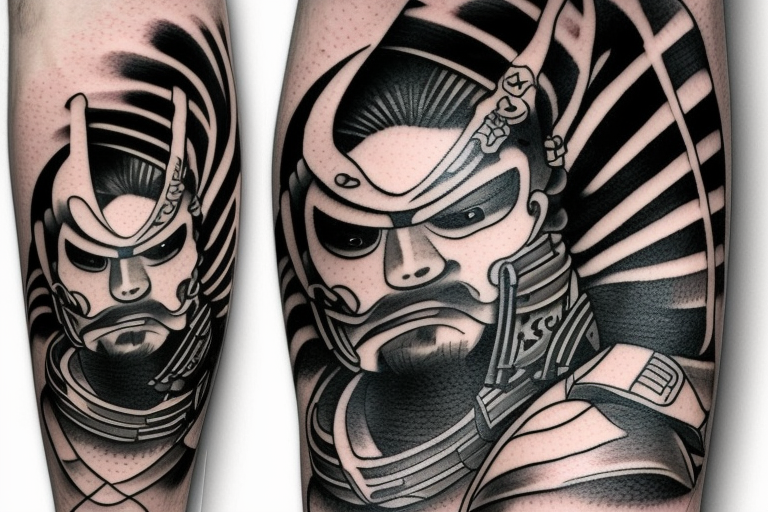 traditional samurai tattoo art