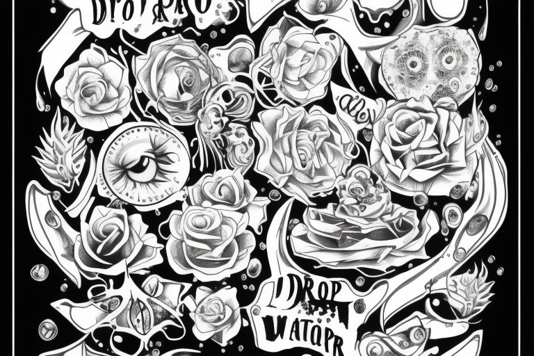 drop of water tattoo idea