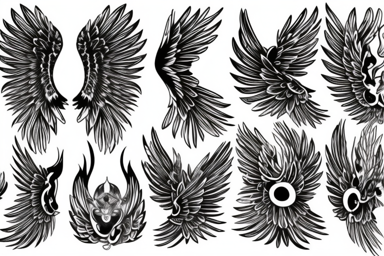 wings tattoo idea