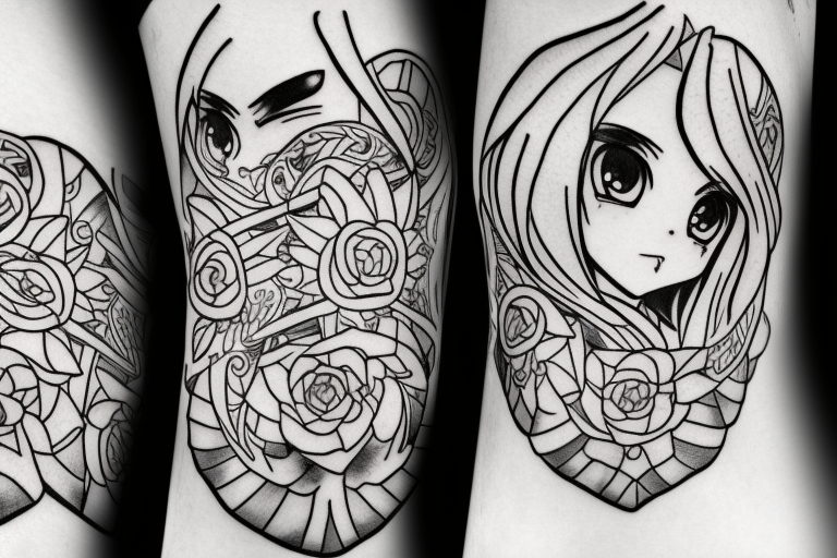 Anime Tattoo Sleeve *2022 - Tattos Types