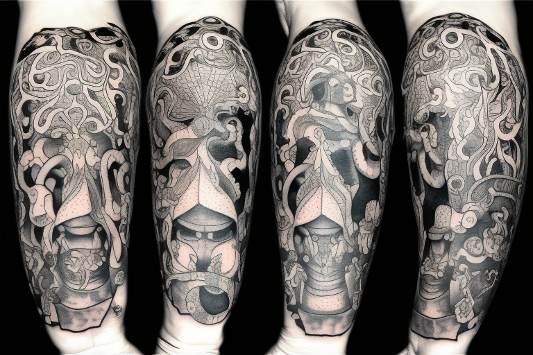 japanese samurai sleeve tattoo designs