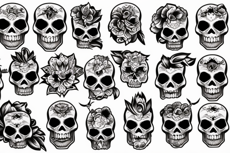 skull candy tattoos