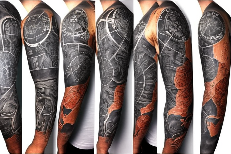 sleeve tattoo designs drawings