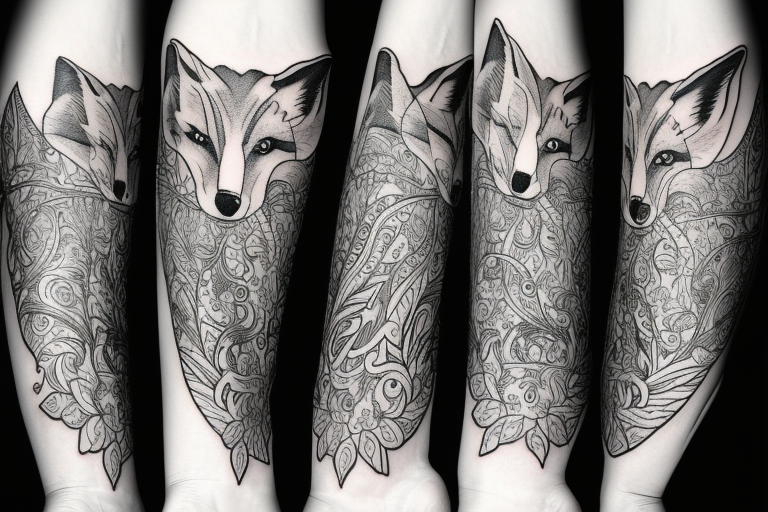 fox on my arm tattoo idea