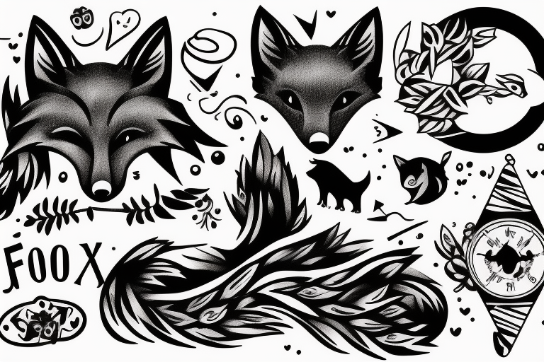 fox tattoo idea