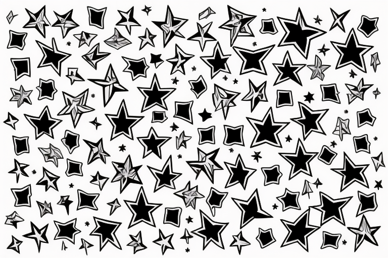 stars tattoo idea