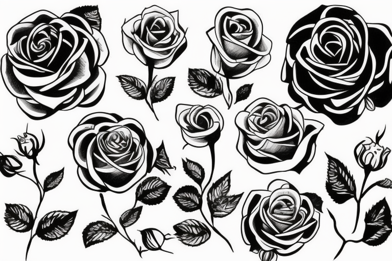 Beautiful Rose tattoo idea