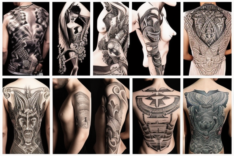 Amazing Back Tattoo tattoo idea