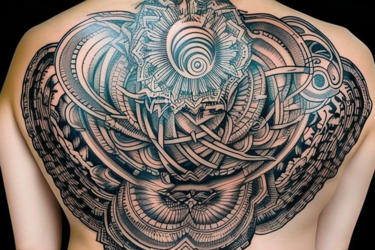 Amazing Back Tattoo tattoo idea