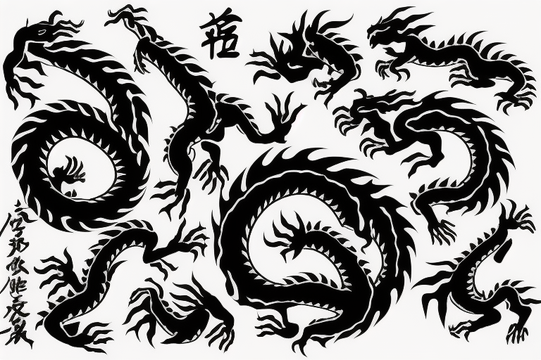 Dragon Style Shaolin tattoo idea