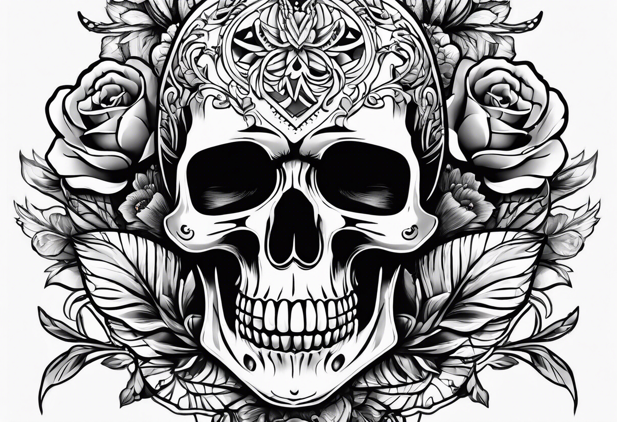 skeleton tattoo idea