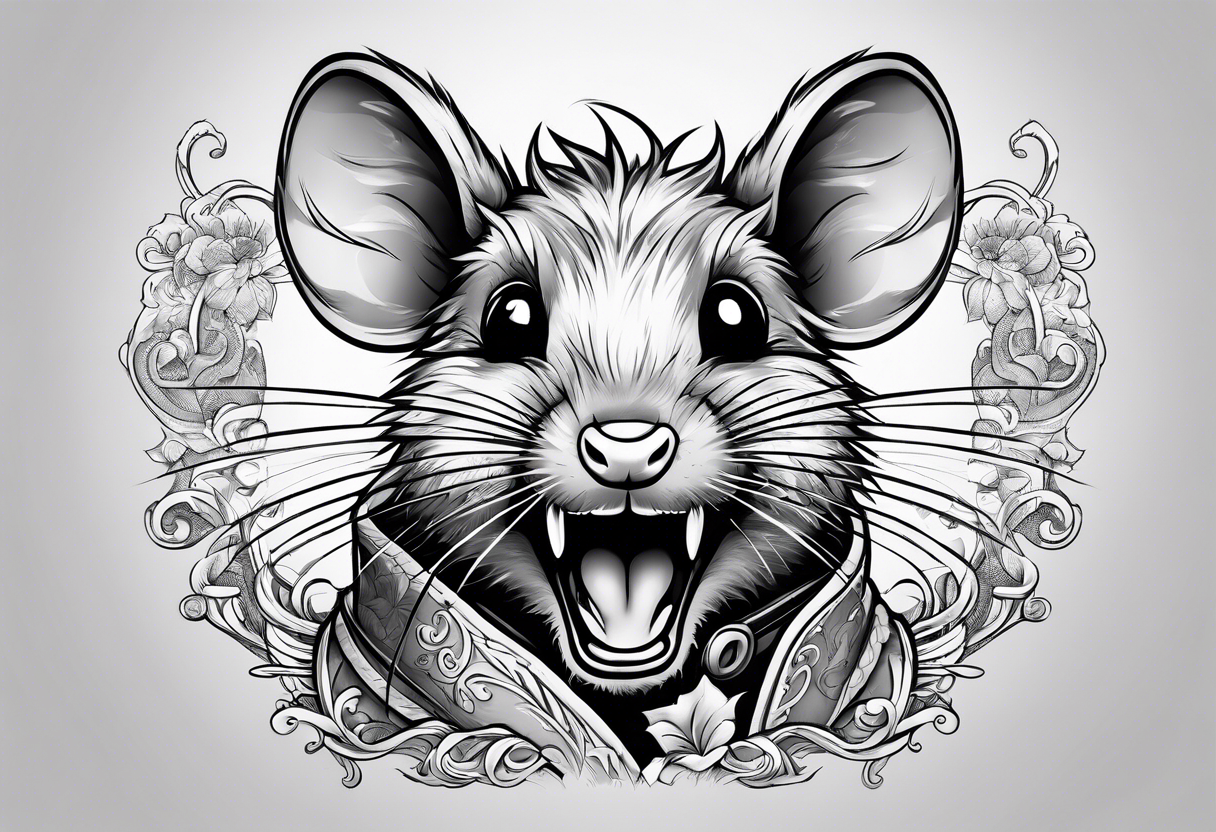 Top 50 Rat Tattoo Design Ideas | Rat tattoo, Animal tattoos for women, Tattoo  designs