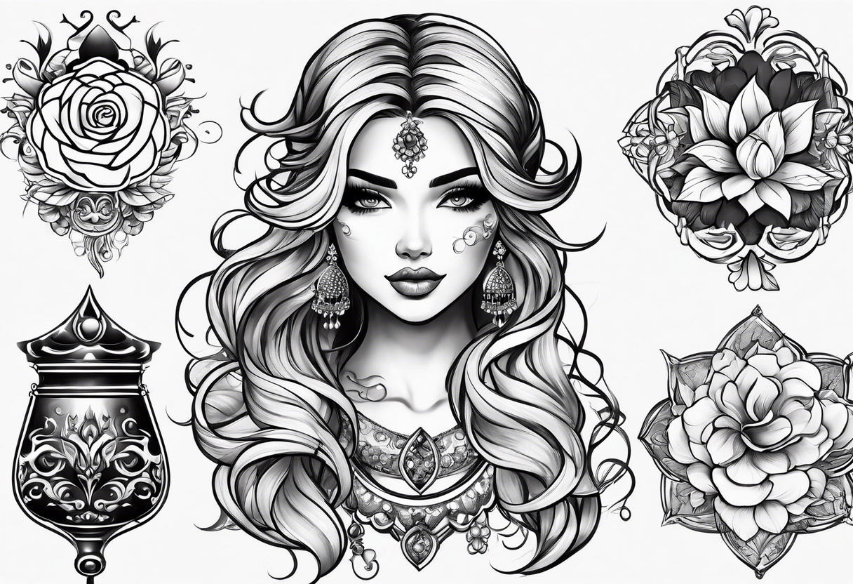 cute tattoo sketches for girls in 21 century tattoo idea