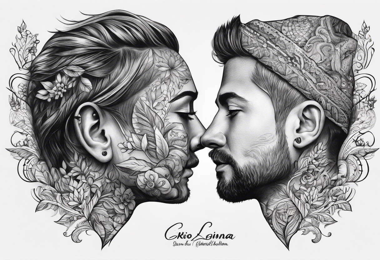 Einen Lebensbaum mit den Namen Niko und Janina unten drunter. tattoo idea