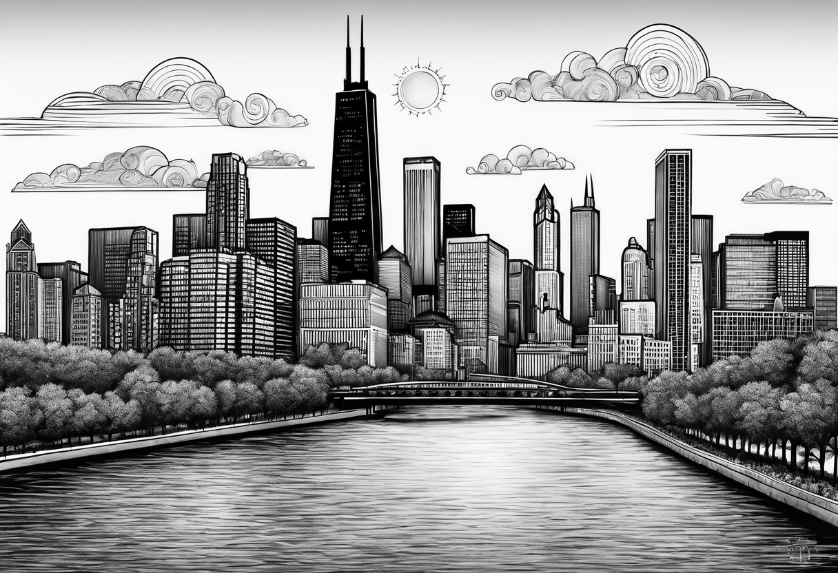 Chicago Skyline tattoo idea