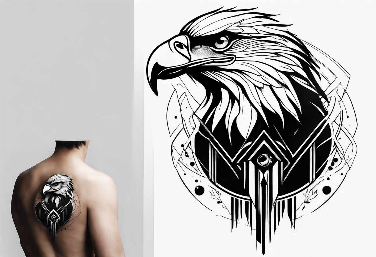 Create minimalistic tatoo symbolising freedom to live anywhere in the world. It should be peaceful and respectful. It should be a planet. Not an eagle tattoo idea