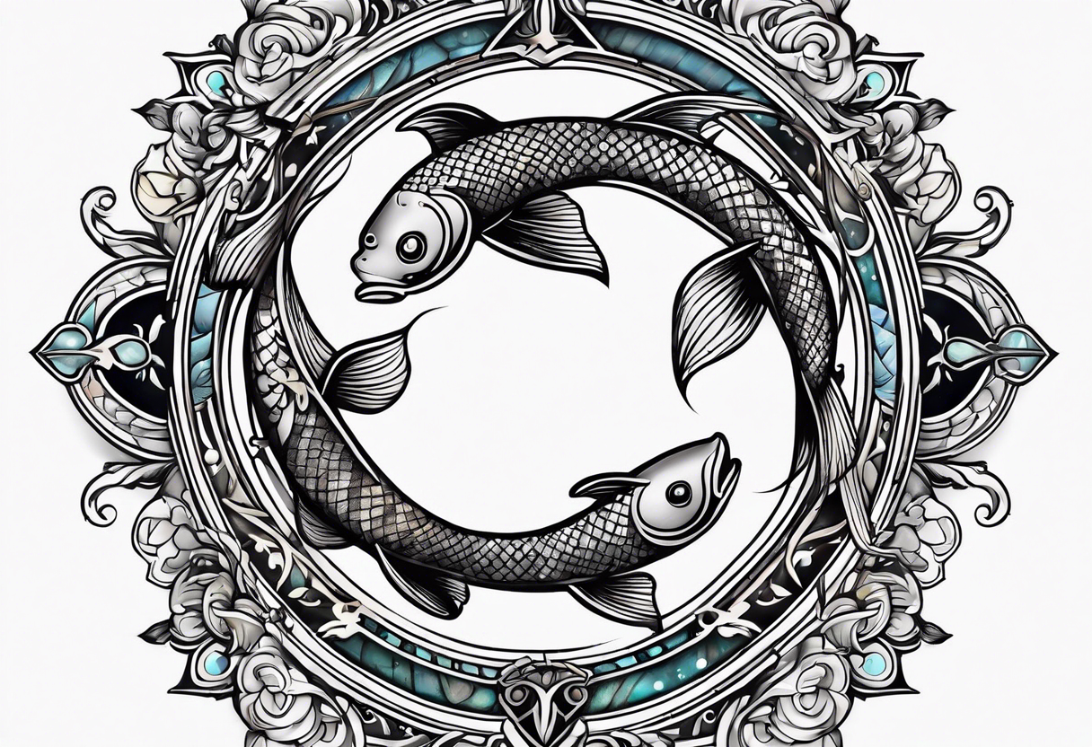 Pisces symbol tattoo idea