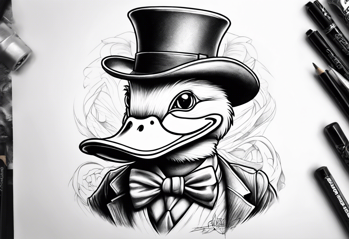 Scruge mcduck gangster tattoo idea