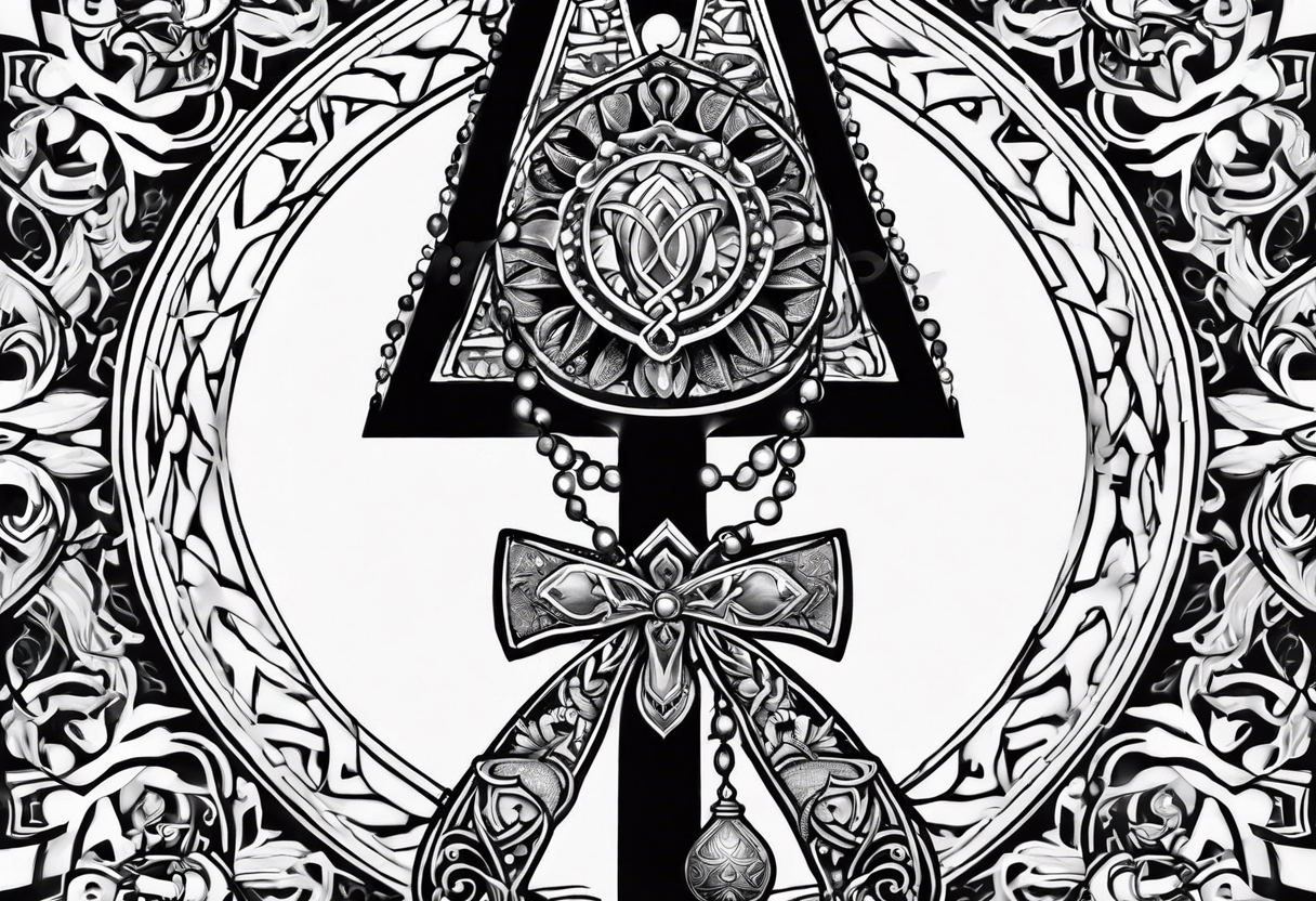 anbis holding ankh tattoo idea