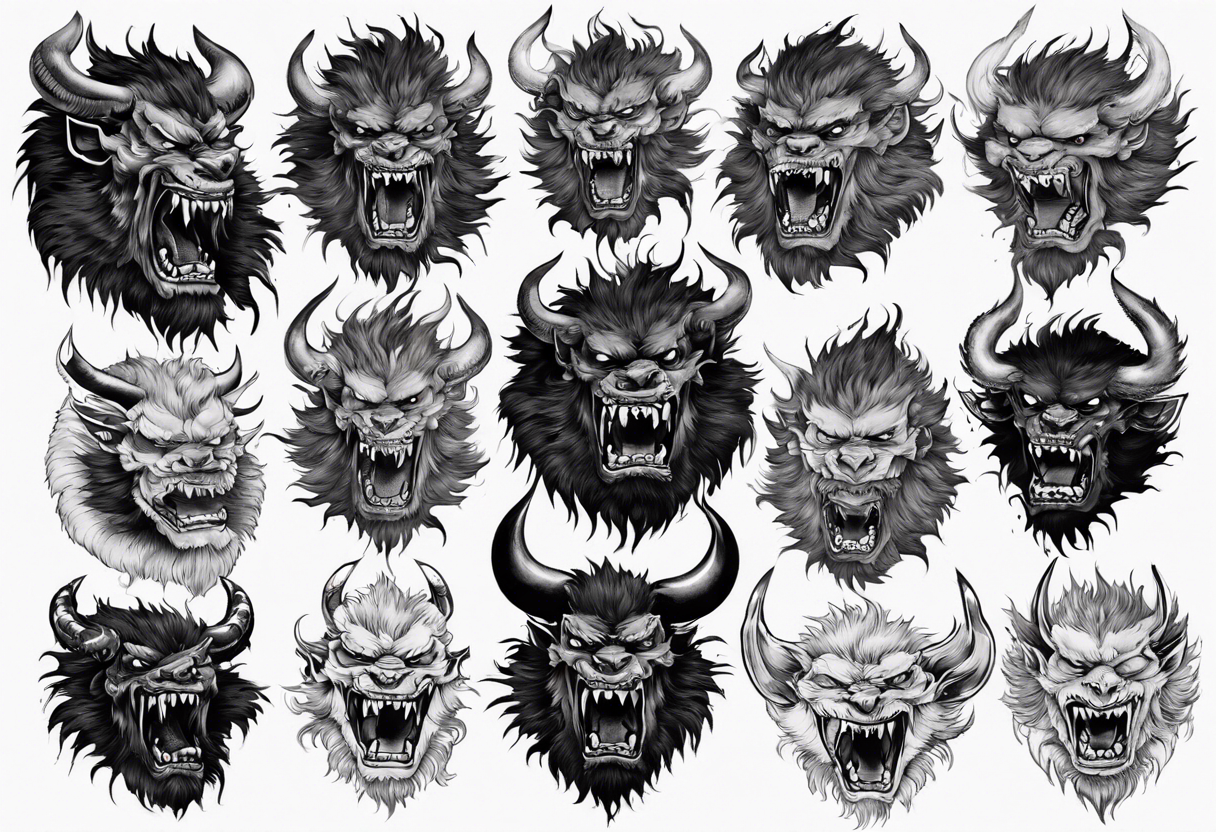 Beast Tattoo Design Images (Beast Ink Design Ideas) | Tattoos, Demon tattoo,  Tattoo designs