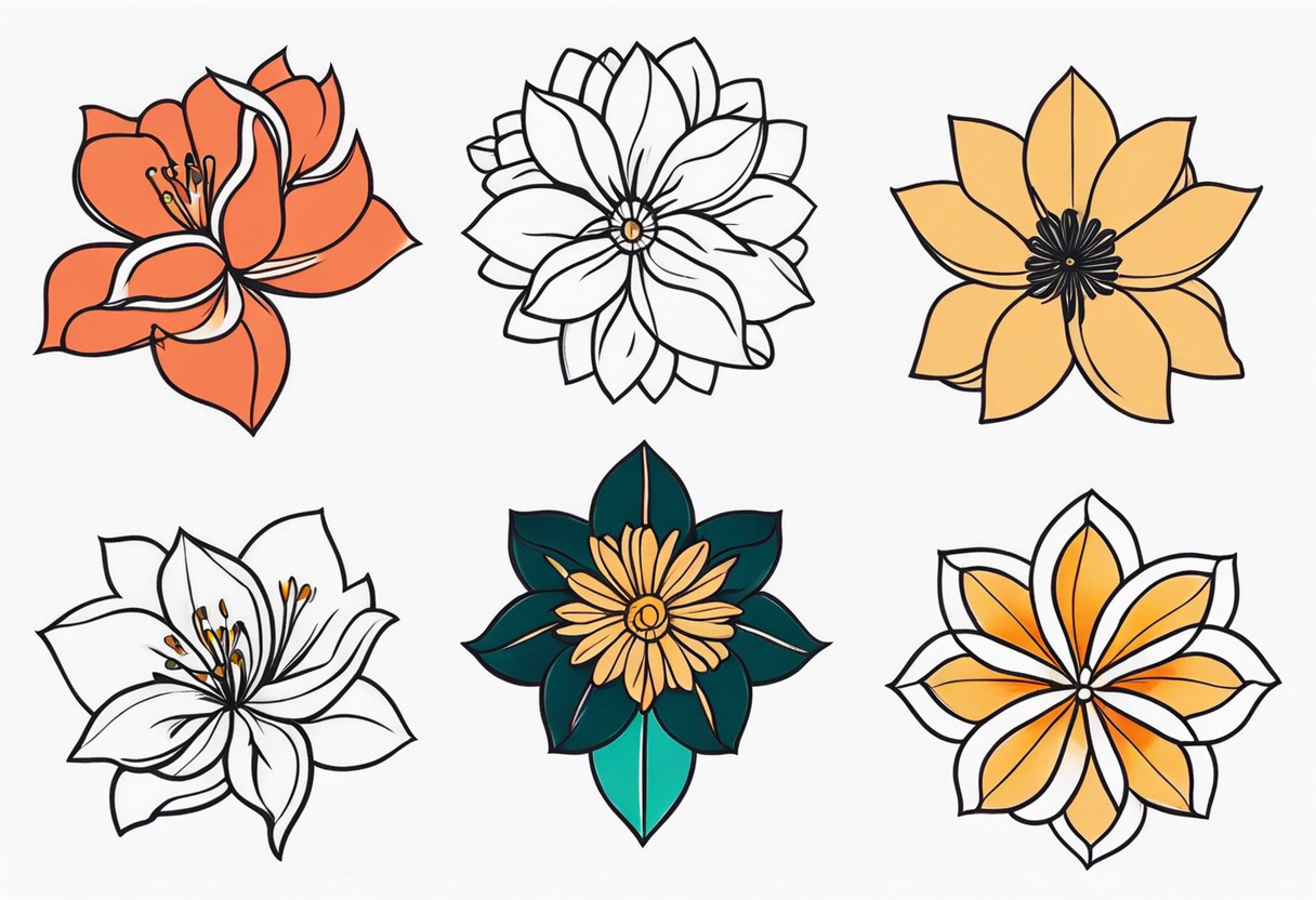 flower FLASH TATTOOS tattoo idea