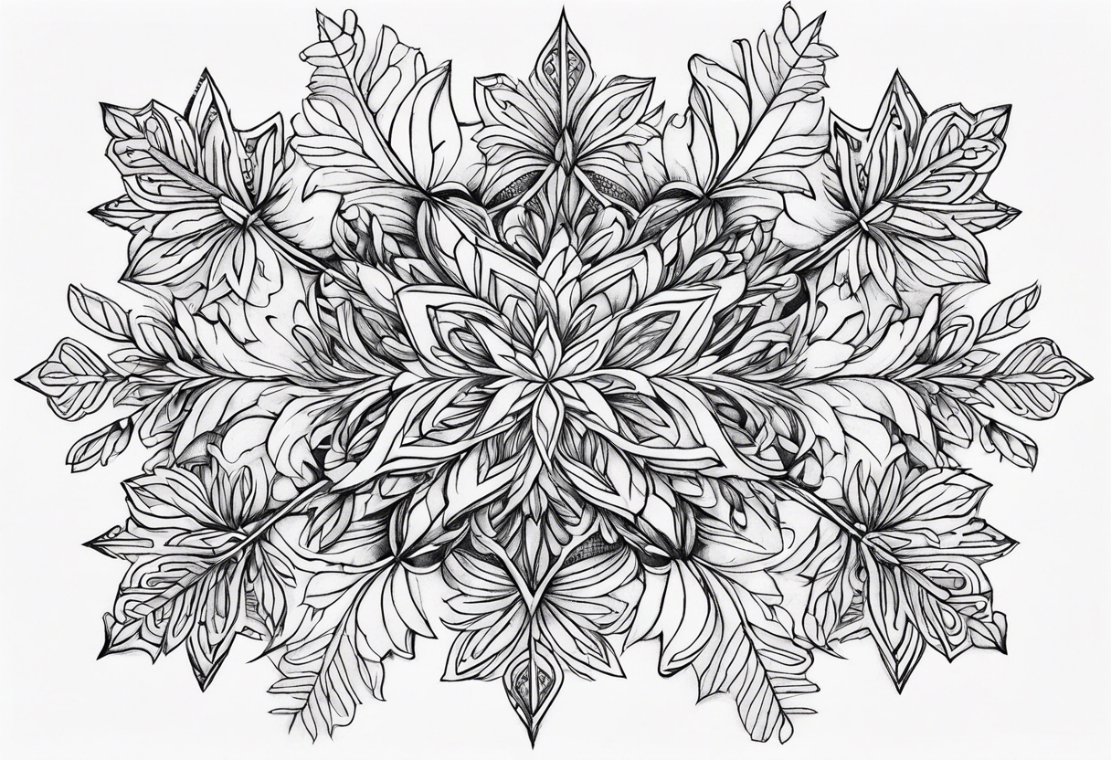 Snowflakes, small tattoo idea