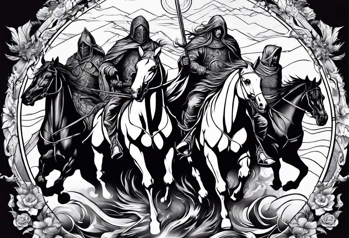 Four Horsemen of the Apocalypse tattoo idea