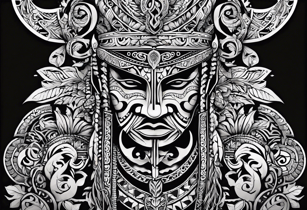 Te Moko with Croatian and Northern Irish influences tattoo idea